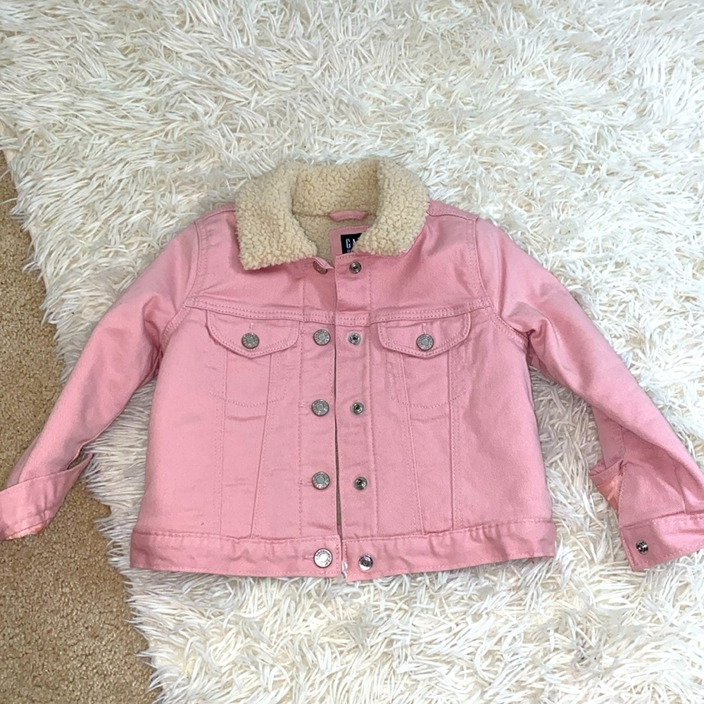 Baby Gap Sherpa denim jacket 4 Years